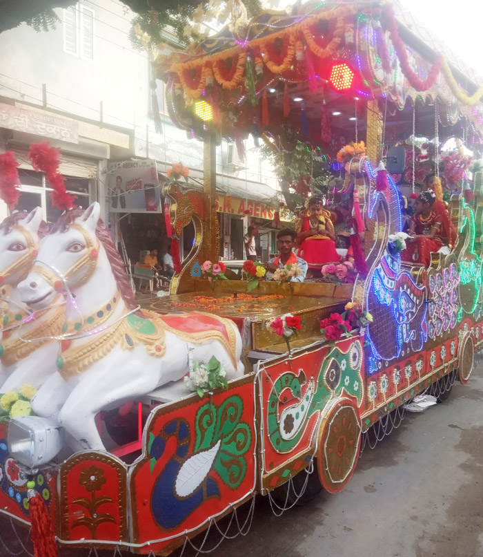 The festival of Janmashtami was celebrated with great fanfare
